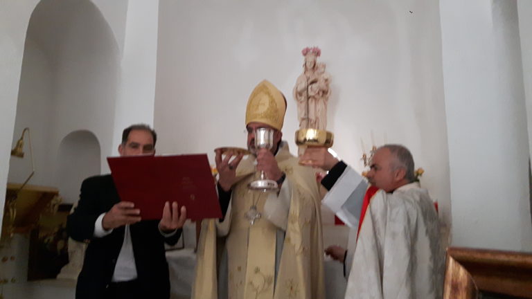 Ευαγγελισμός της Παναγίας στην Εκκλησία της Παναγίας της Καμπυλής