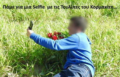 Πάμε για μια Selfie με τις Τουλίπες του Κορμακίτη…