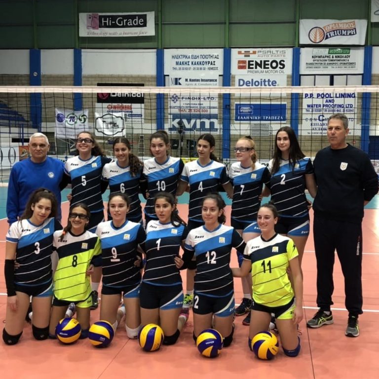 Η Έλενα Τσουτσούκη στην Εθνική Κύπρου γυναικών U16 της Πετόσφαιρας