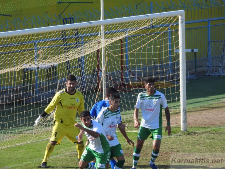 Πρώτο βαθμό για τον Κορμακίτη, ήττα για τον Κέδρο