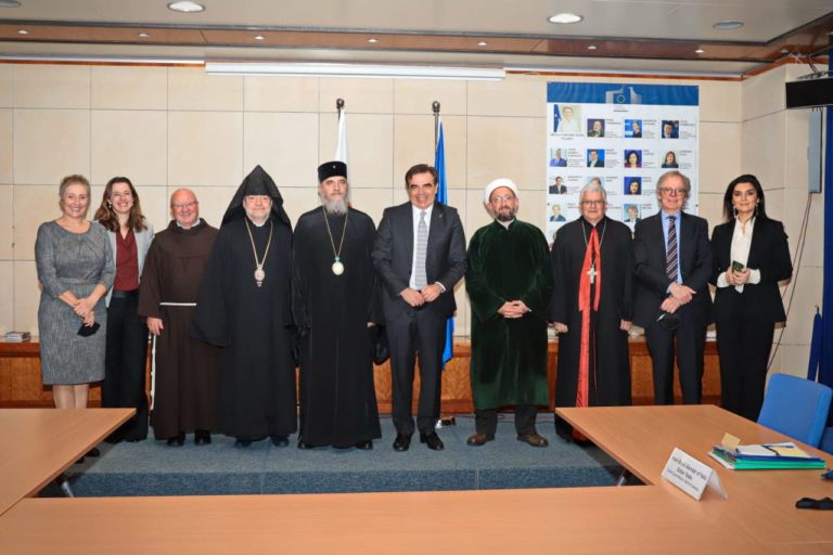 Ενημέρωση Αντιπροέδρου της Ευρωπαϊκής Ένωσης από τους θρησκευτικούς ηγέτες της  Κύπρου